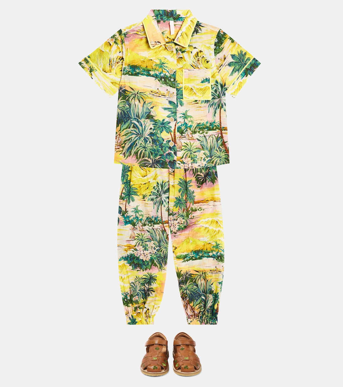 Camisa Alight de algodón | Zimmermann Kids