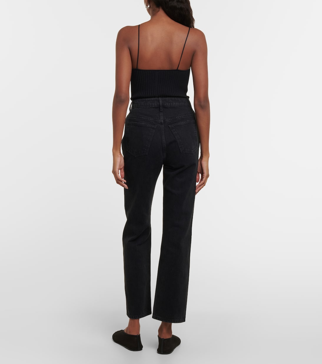 Jeans regular Abigail a vita alta | Khaite