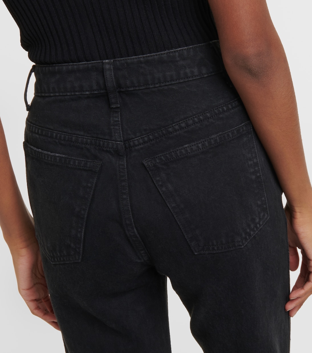 Jeans regular Abigail a vita alta | Khaite