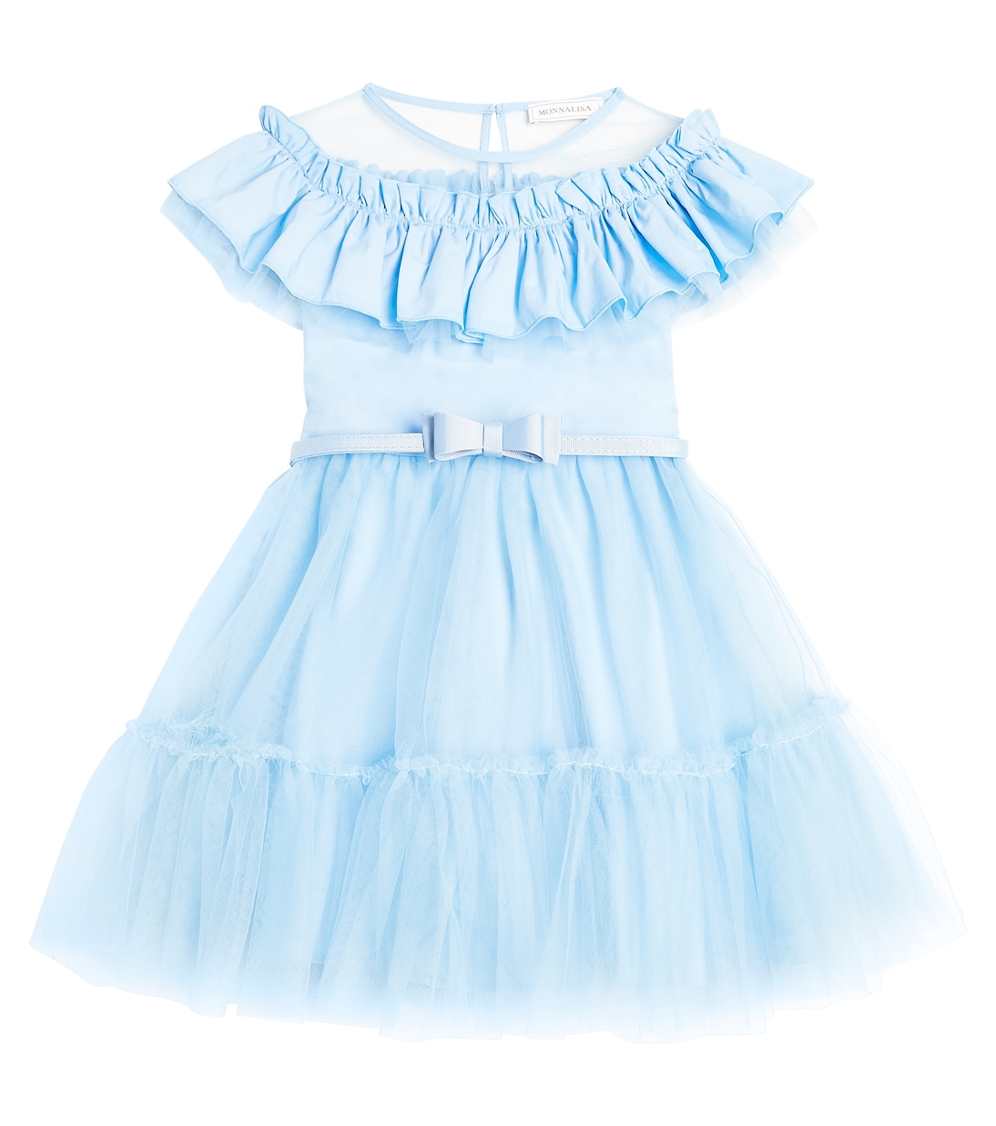 Kleid mit Tüll | Monnalisa