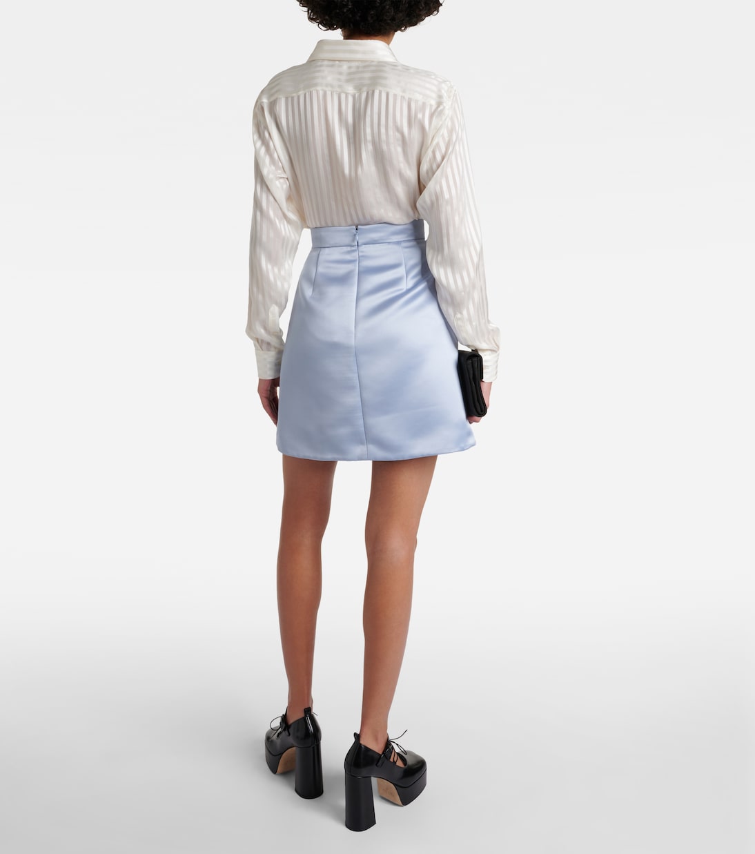 Minifalda de satén duquesa | Nina Ricci