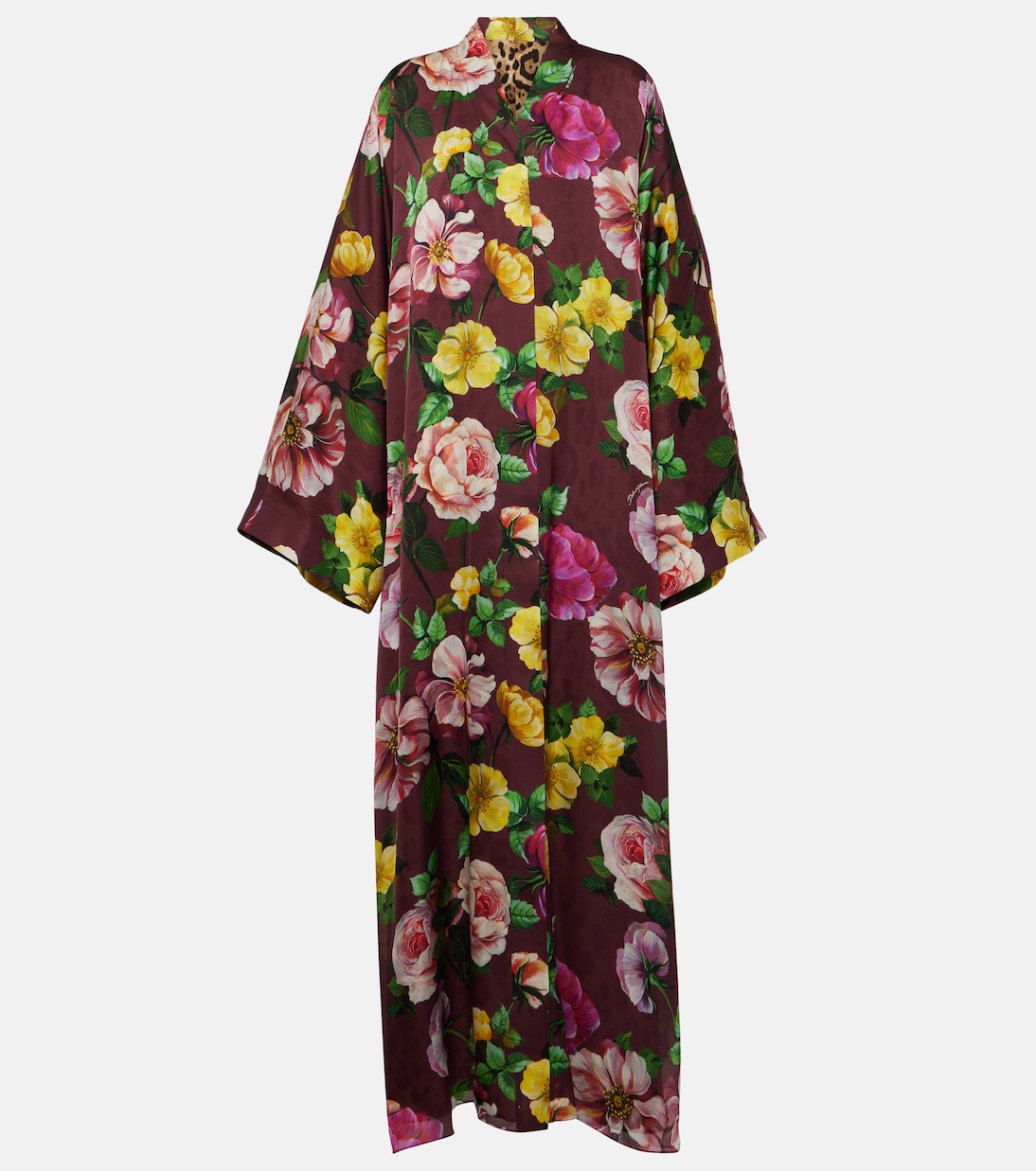 Bedrucktes Maxikleid aus Seide | Dolce&Gabbana