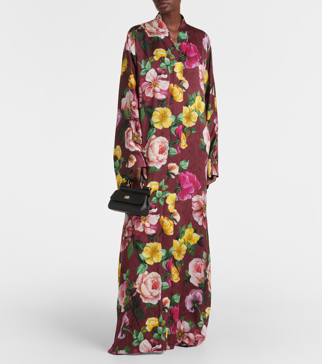 Bedrucktes Maxikleid aus Seide | Dolce&Gabbana