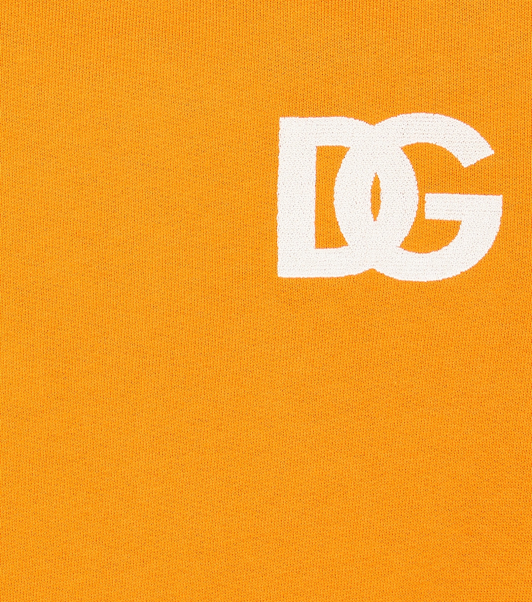 Sudadera de jersey de algodón con DG  | Dolce&Gabbana Kids