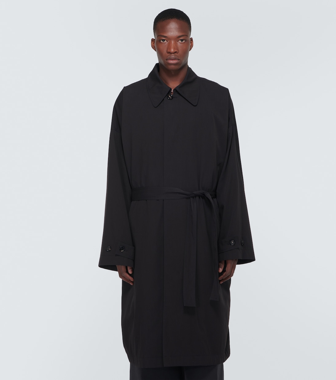Trenchcoat aus Baumwolle und Seide | Bottega Veneta