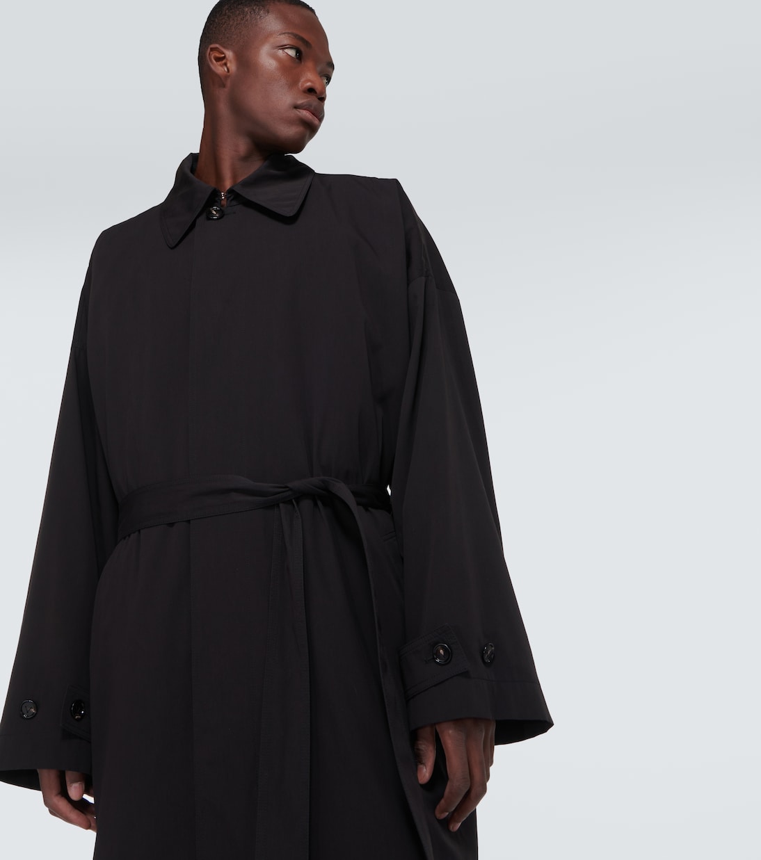 Trenchcoat aus Baumwolle und Seide | Bottega Veneta