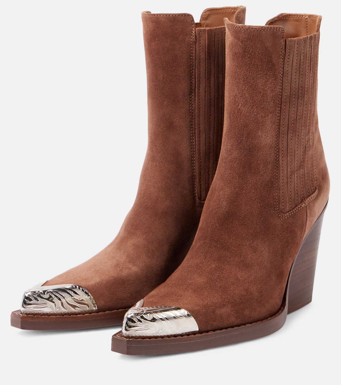 Dallas 100 embellished suede ankle boots | Paris Texas