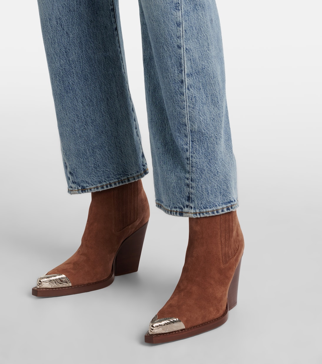 Dallas 100 embellished suede ankle boots | Paris Texas