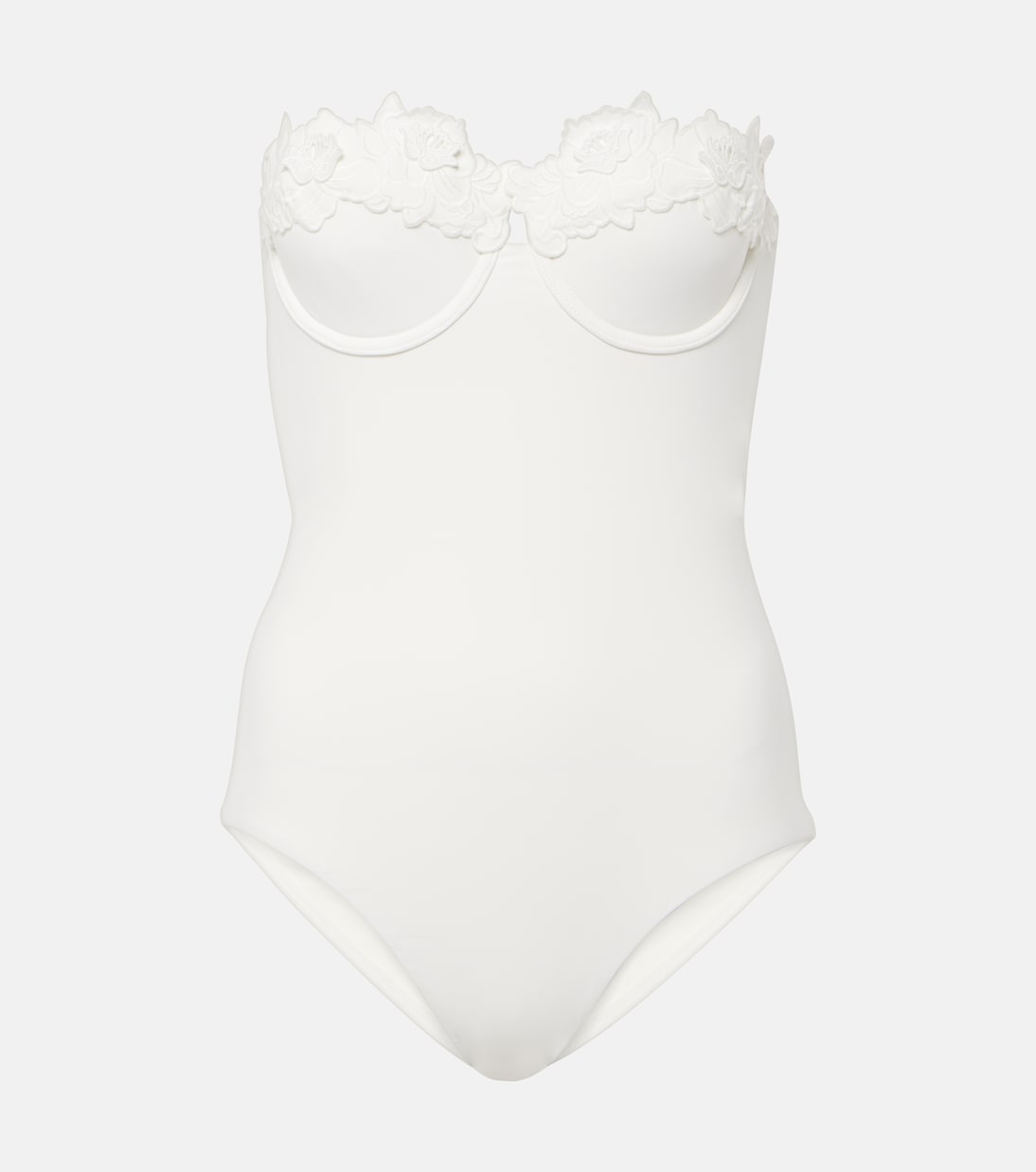 Costume intero Halliday con applicazioni floreali | Zimmermann