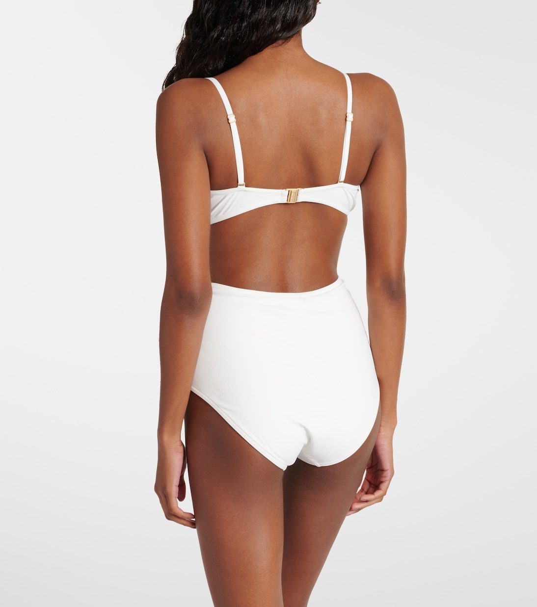 Halliday floral applique swimsuit in white Zimmermann Mytheresa