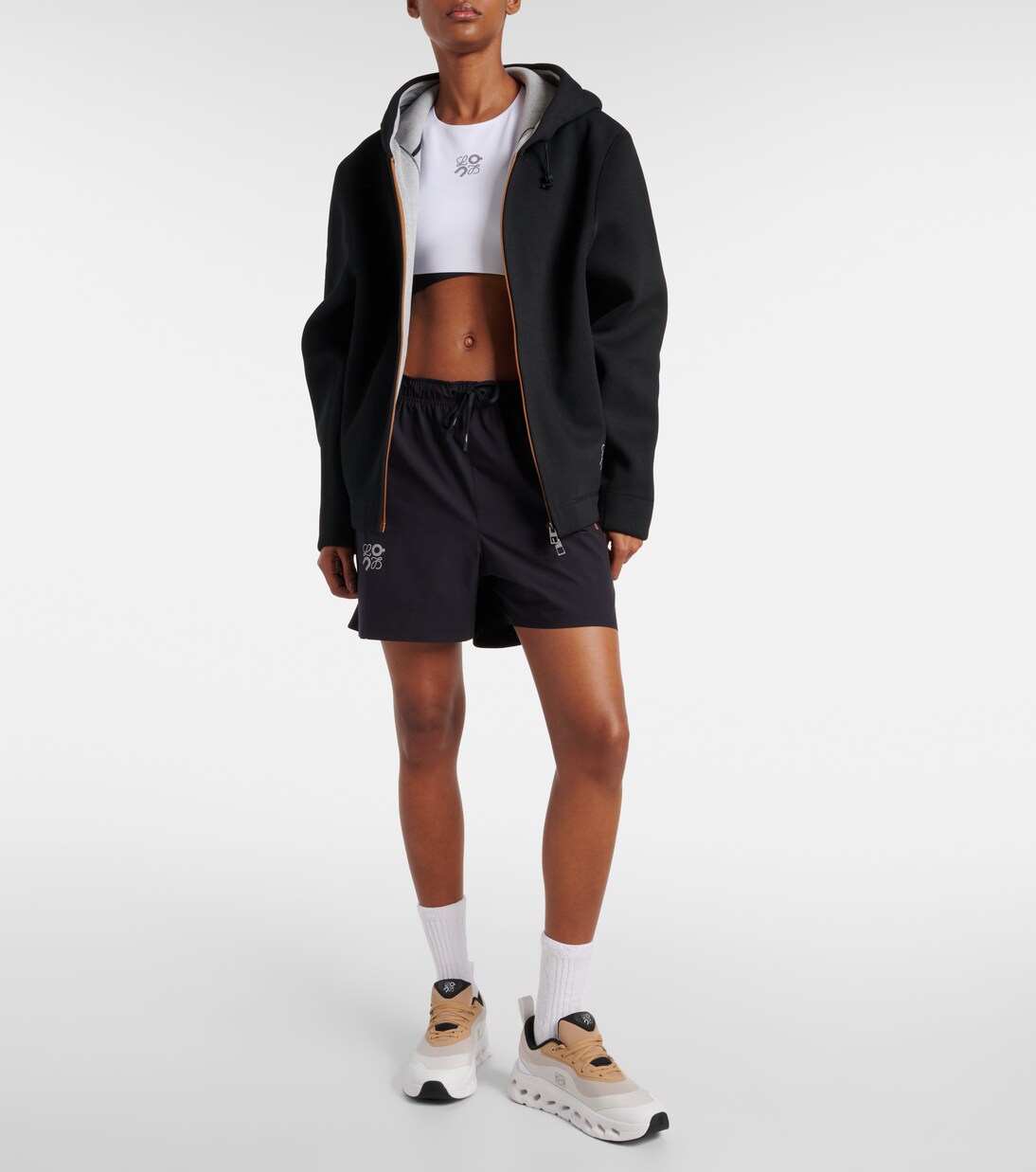 X On Kapuzenjacke aus Jersey | Loewe