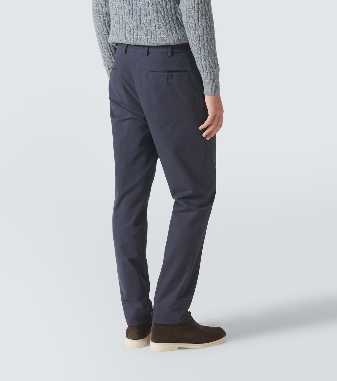 Gerade Hose Carlo aus Satin | Loro Piana