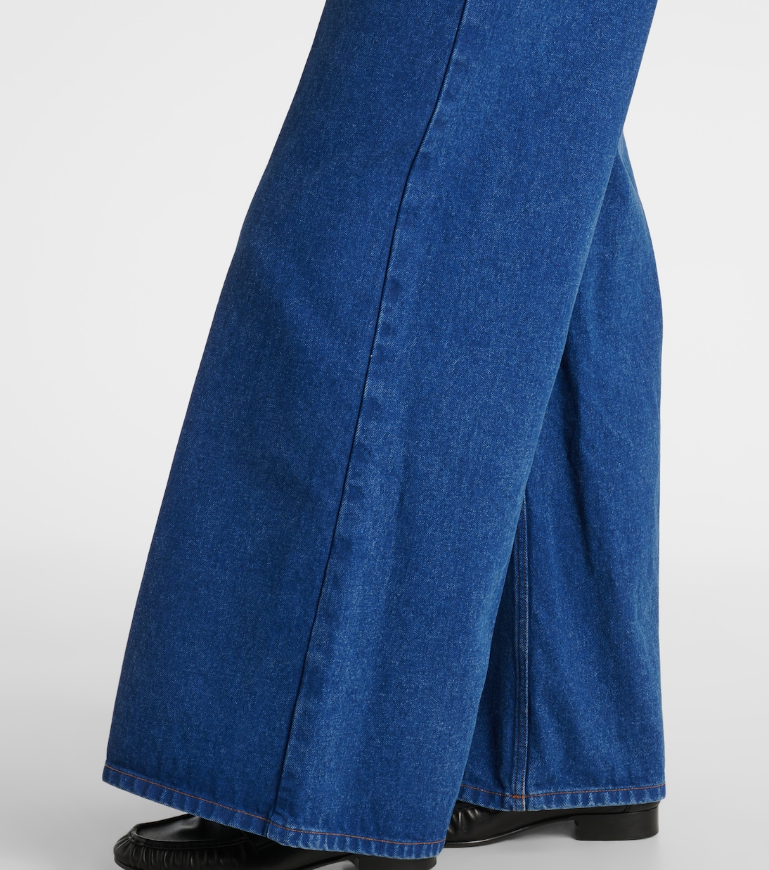Jeans anchos con logo | Marni