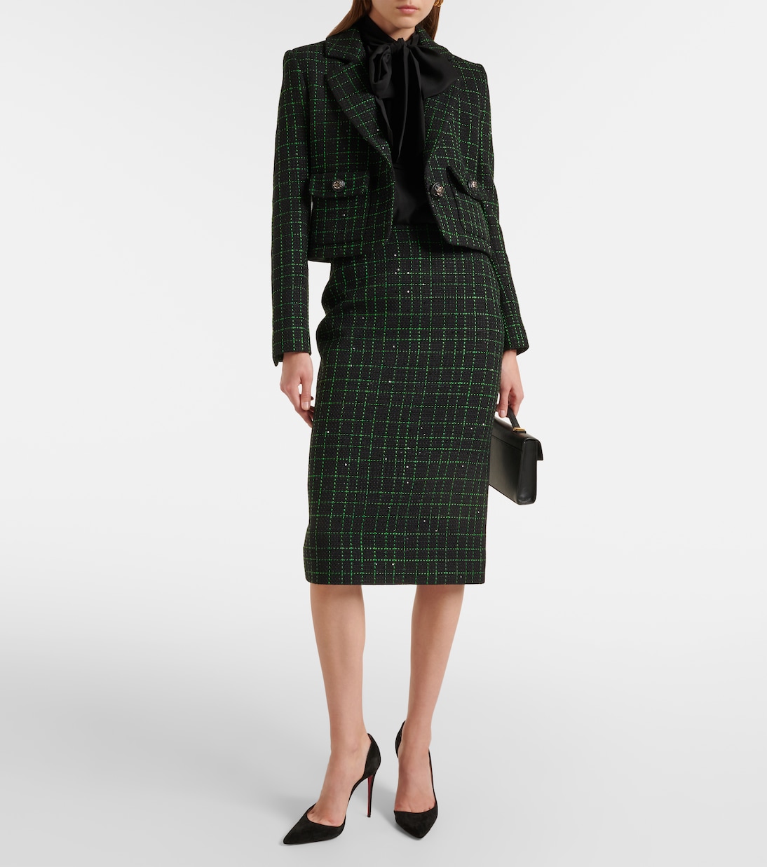 Gonna midi in tweed | Elie Saab
