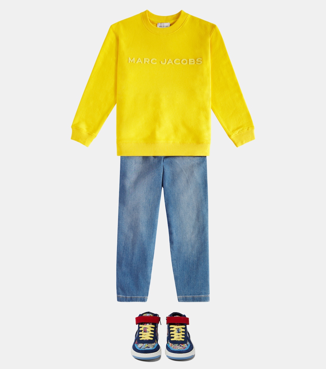 Felpa in cotone con logo | Marc Jacobs Kids
