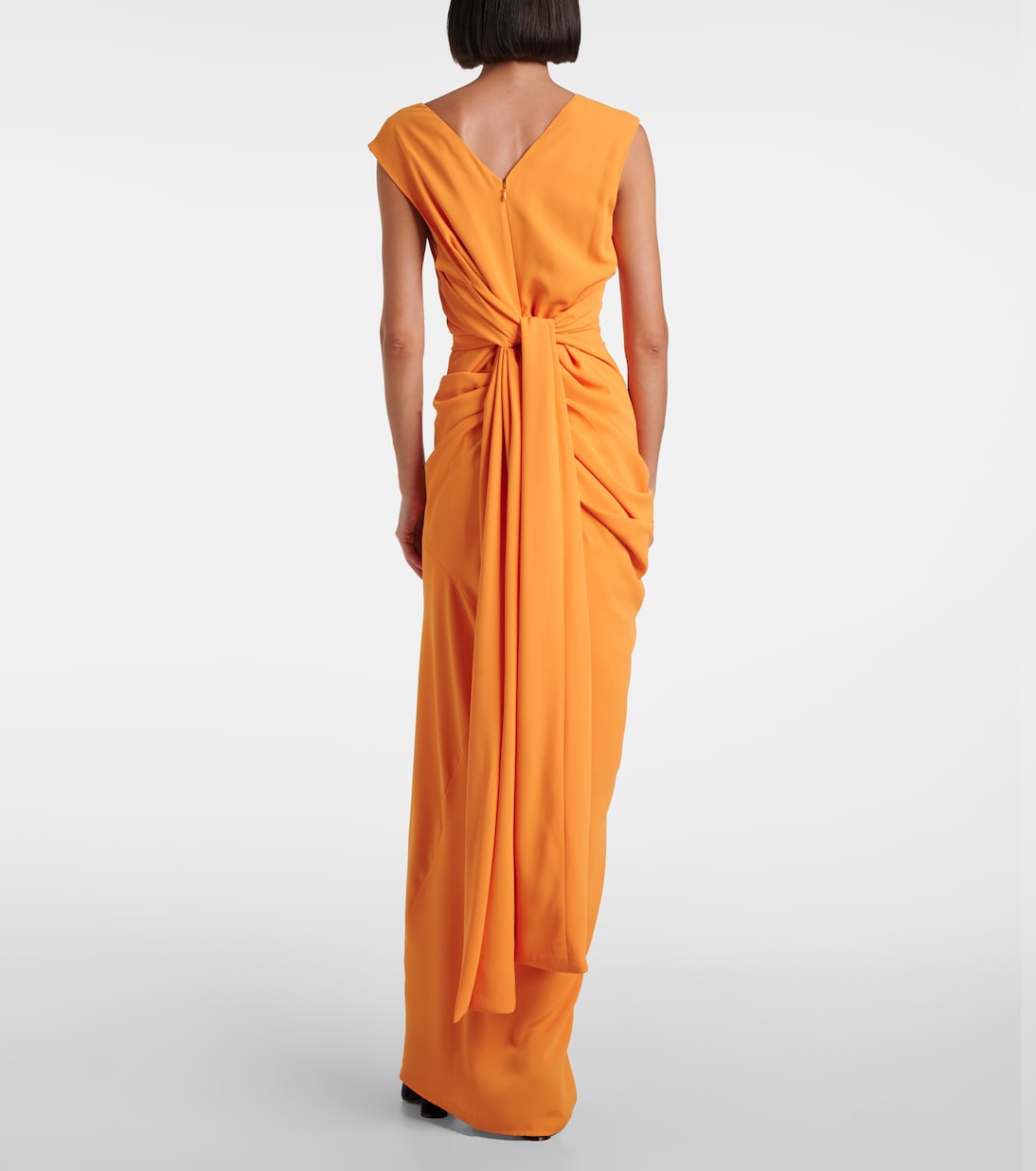 Abito lungo con ruches | Dries Van Noten