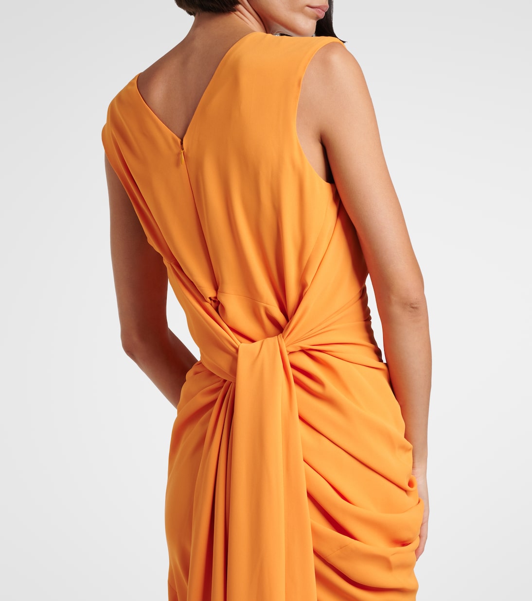 Abito lungo con ruches | Dries Van Noten