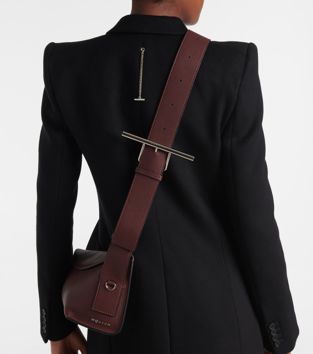 Borsa a tracolla T-Bar Sling in pelle | McQueen