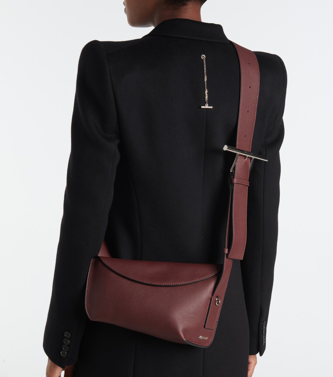 Borsa a tracolla T-Bar Sling in pelle | McQueen