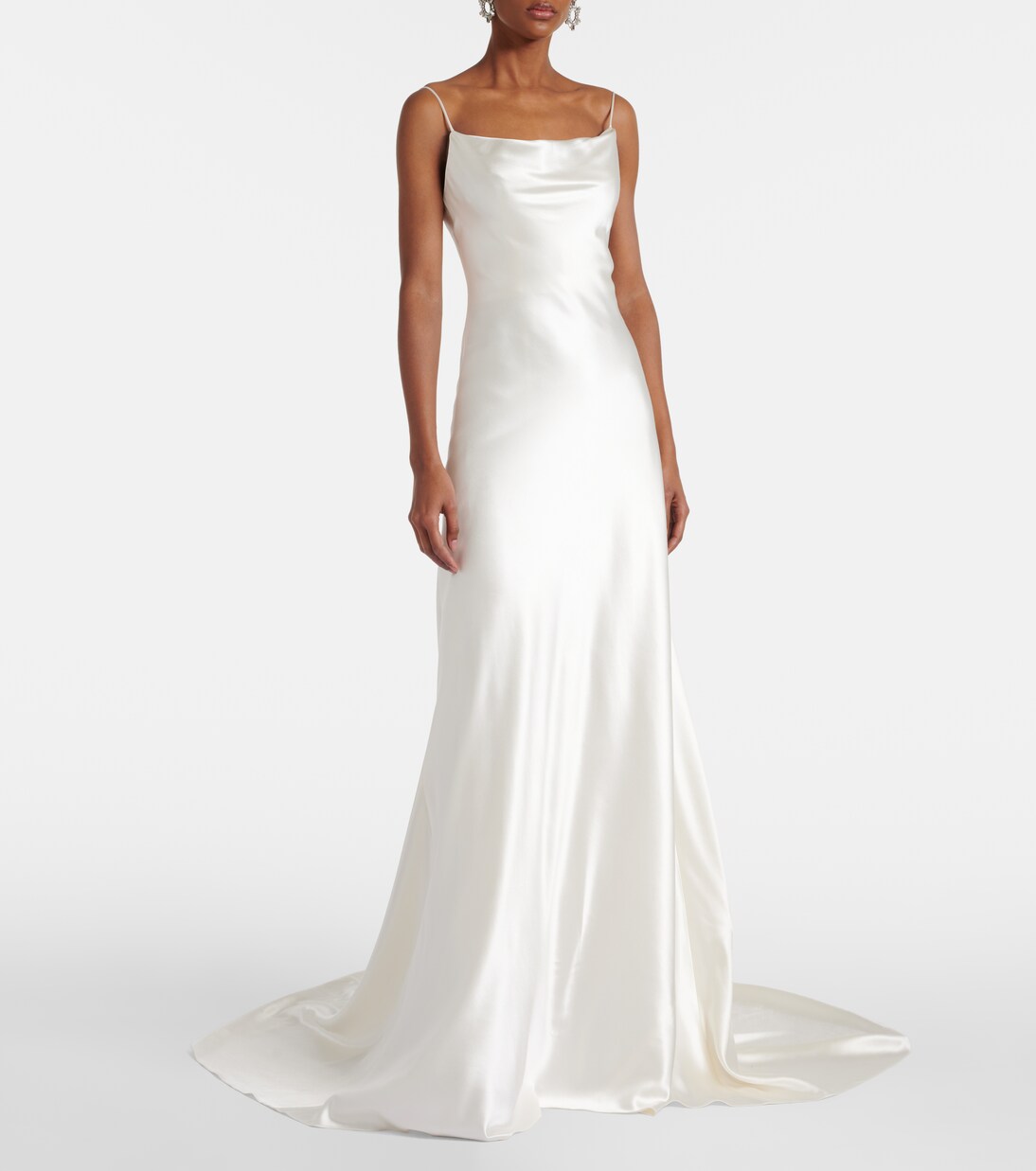 Robe longue de mariée Kaia en soie et laine | Danielle Frankel