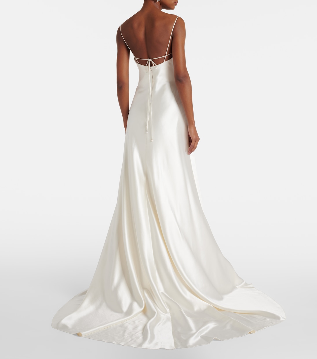 Robe longue de mariée Kaia en soie et laine | Danielle Frankel
