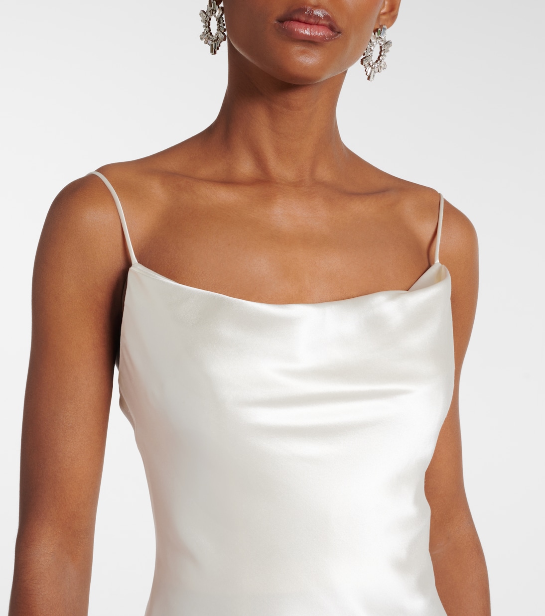 Robe longue de mariée Kaia en soie et laine | Danielle Frankel