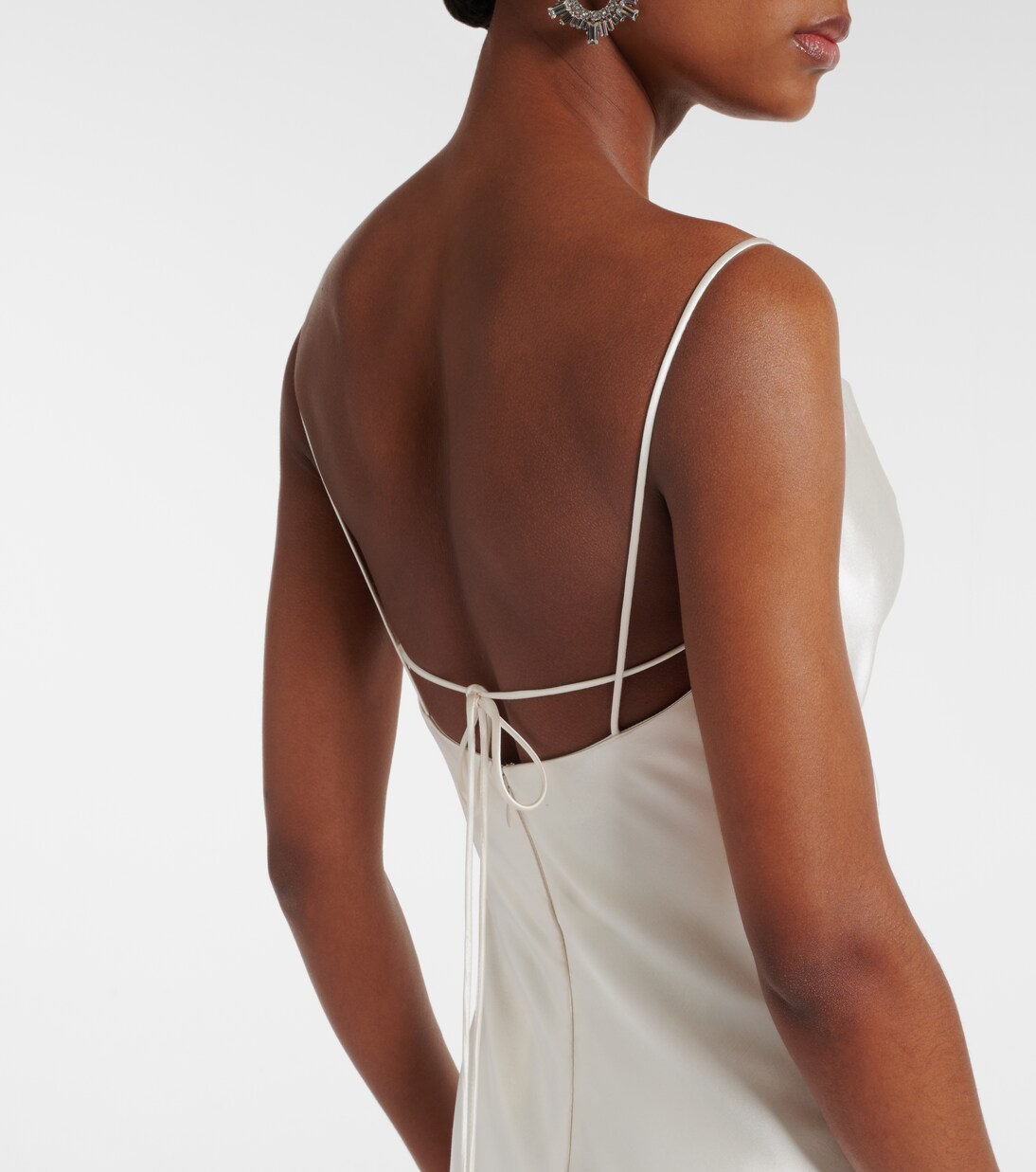 Robe longue de mariée Kaia en soie et laine | Danielle Frankel