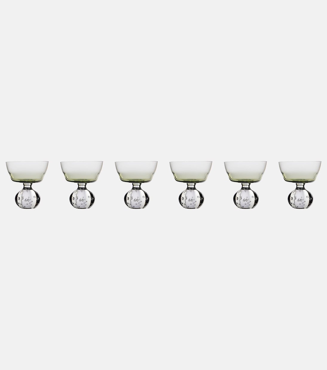 Eternal Snow M set of 6 glasses by Bela Silva | Serax