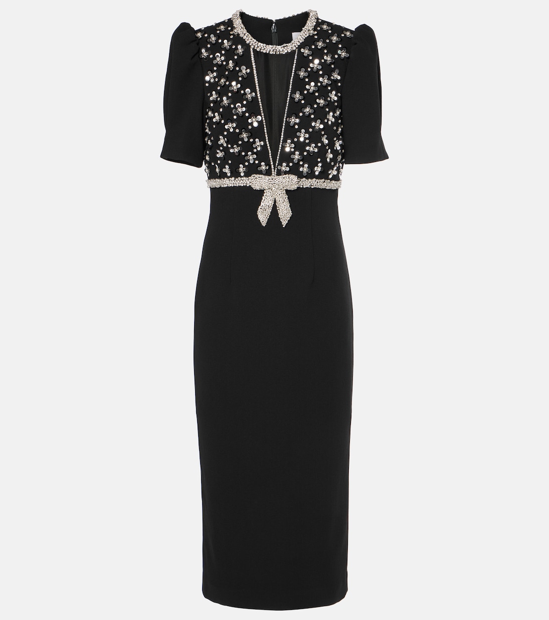 Vestido Midí de Encaje con Detalles Decorativos de Rebecca Vallance en Colaboración con Nicky Hilton