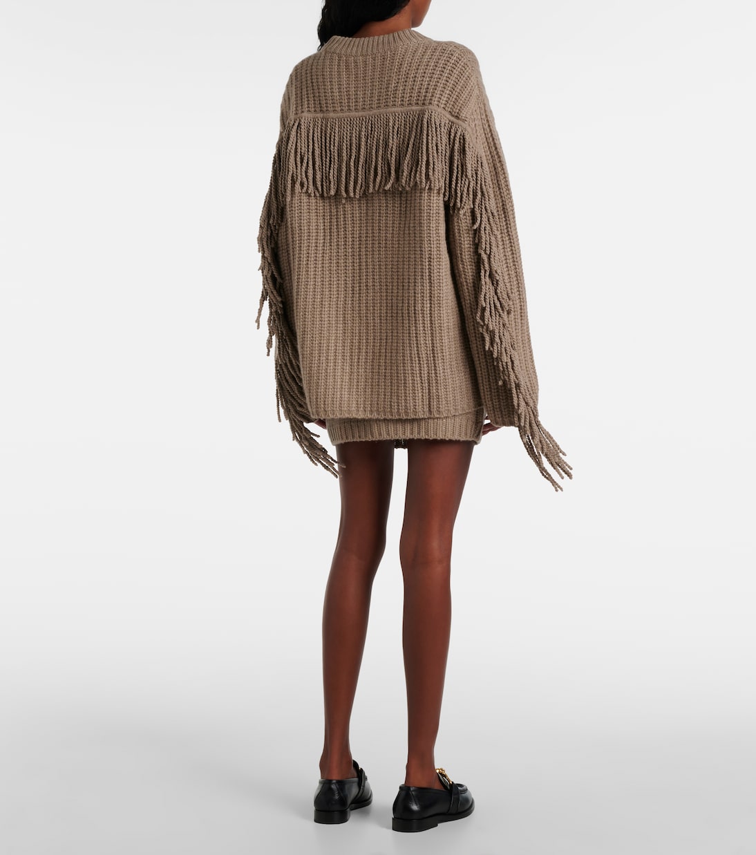 Pullover Hilma in cashmere con frange | Lisa Yang