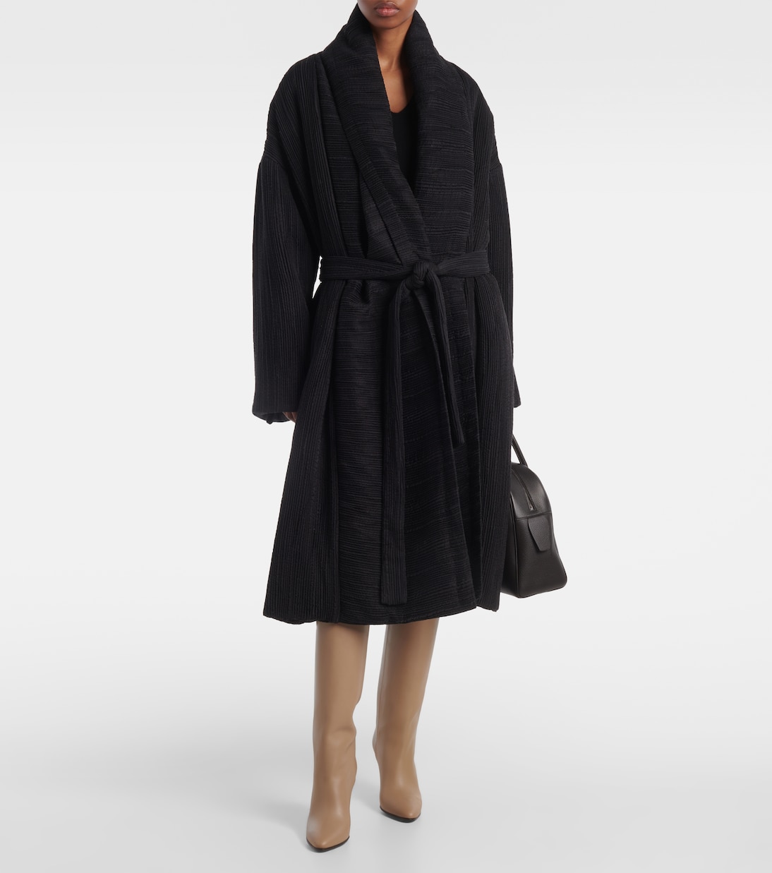 Botas altas Prudens de piel | The Row