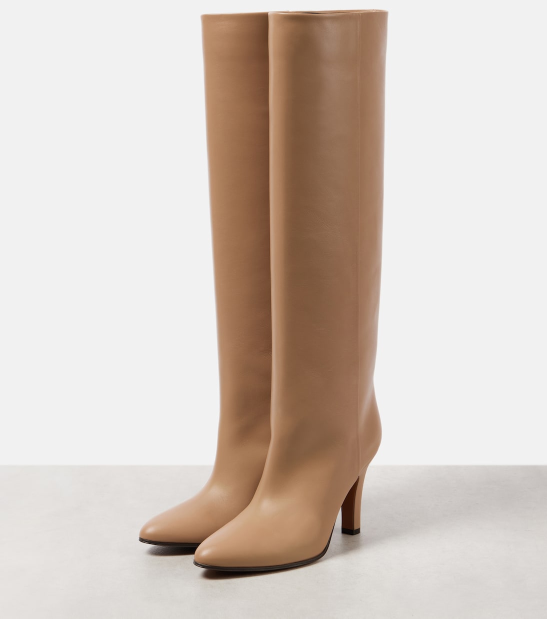 Botas altas Prudens de piel | The Row
