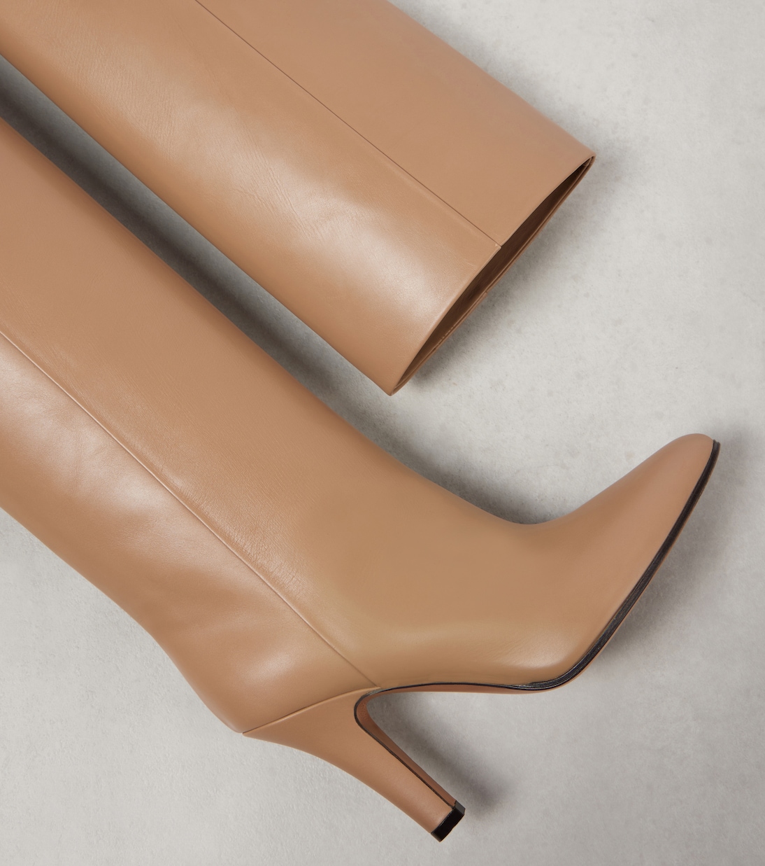 Botas altas Prudens de piel | The Row