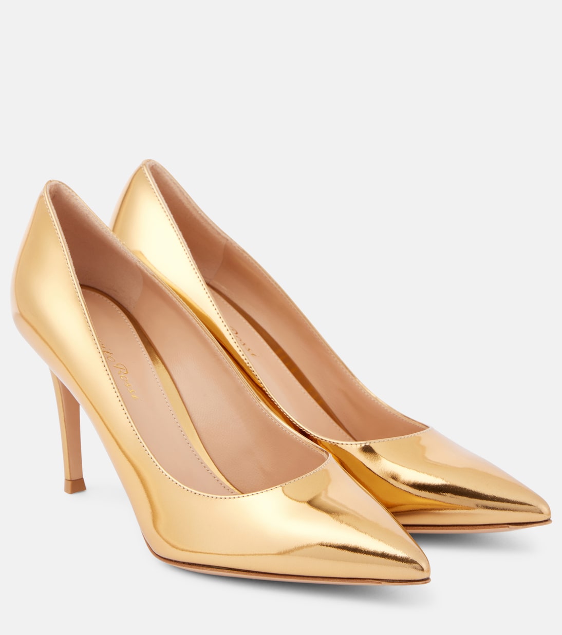 Pumps Gianvito 85 aus Metallic-Leder | Gianvito Rossi
