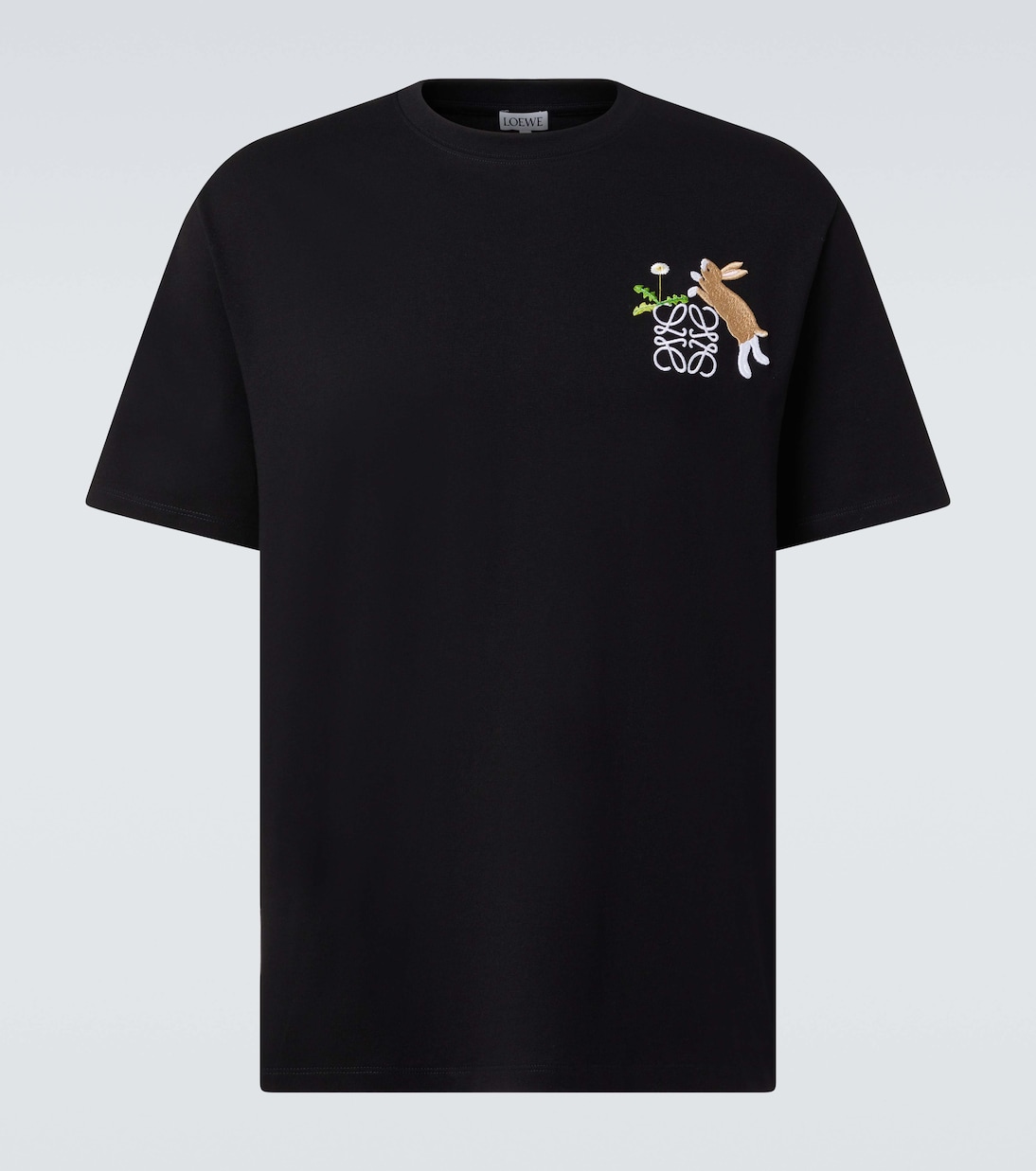 X Suna Fujita T-Shirt Bunny aus Baumwoll-Jersey | Loewe
