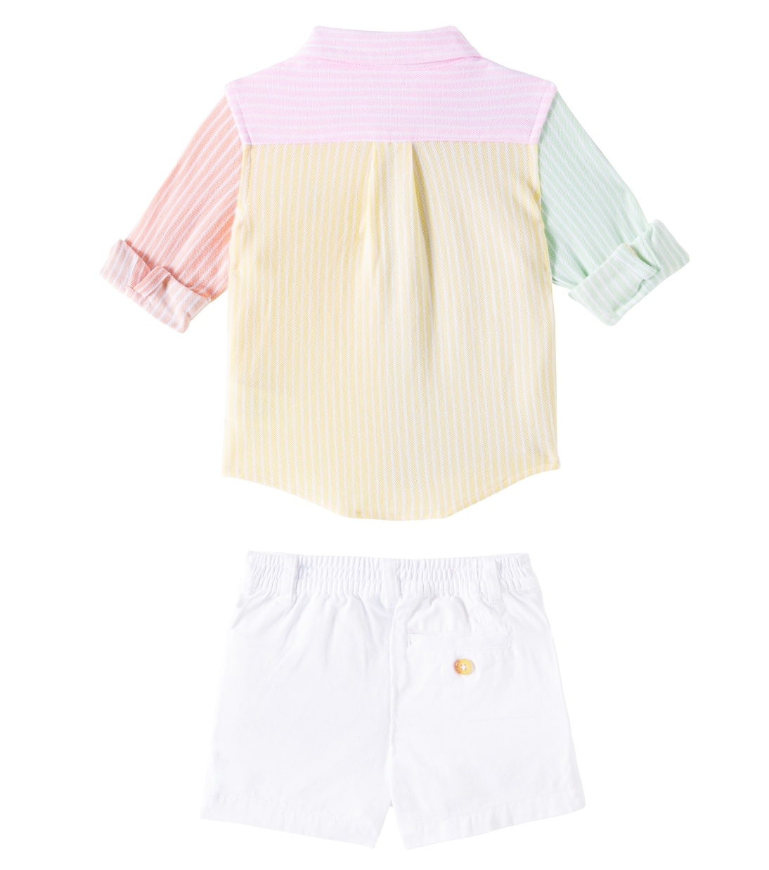 Bebé - camisa y shorts de algodón colorblock | Polo Ralph Lauren Kids