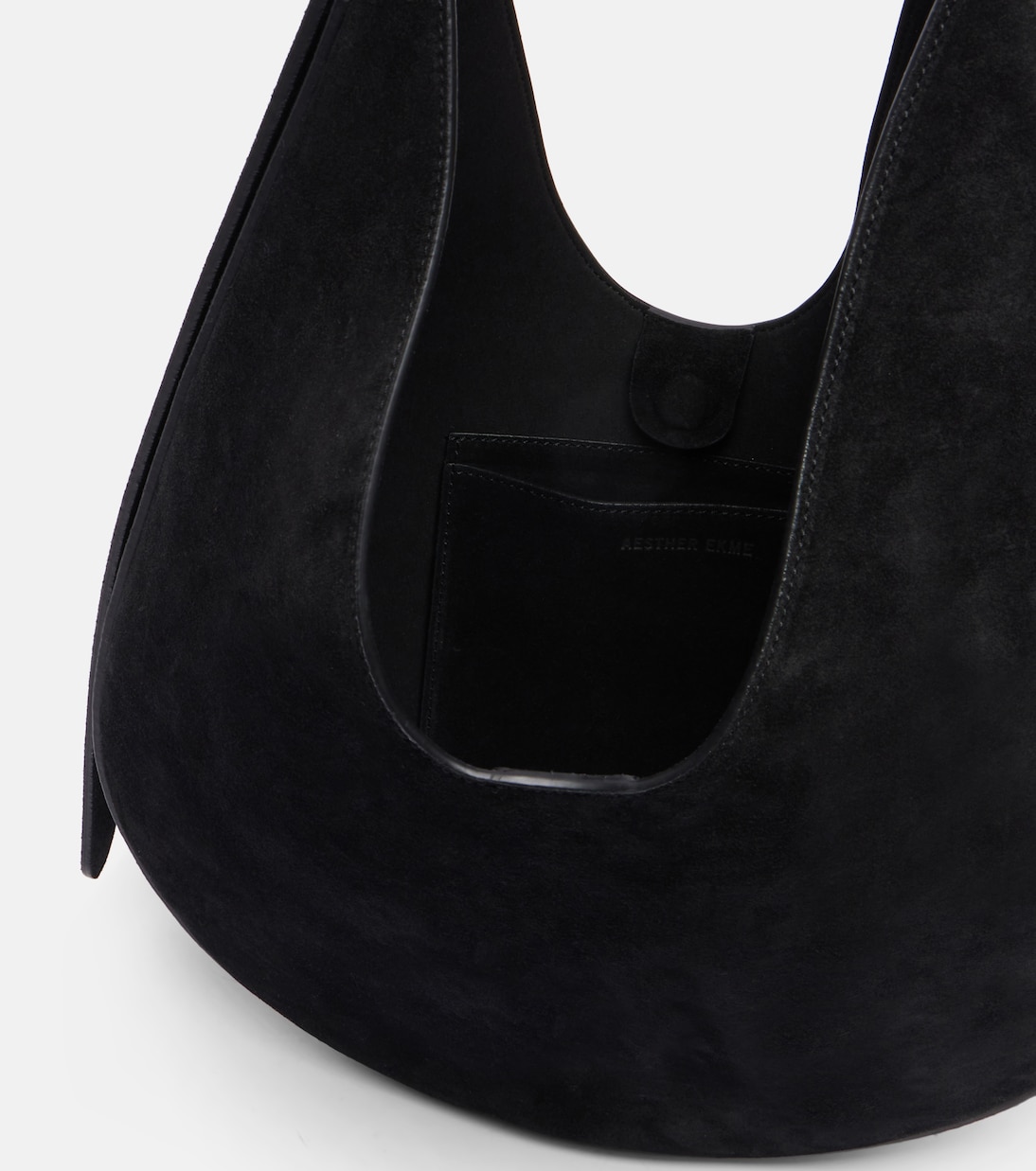 Medium suede shoulder bag | Aesther Ekme