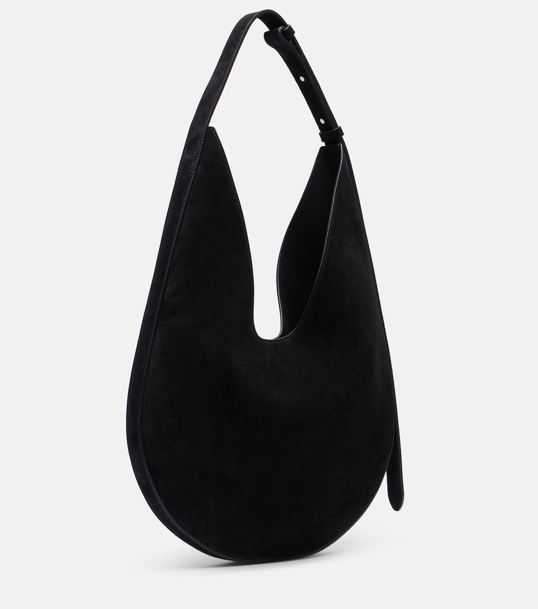 Medium suede shoulder bag | Aesther Ekme