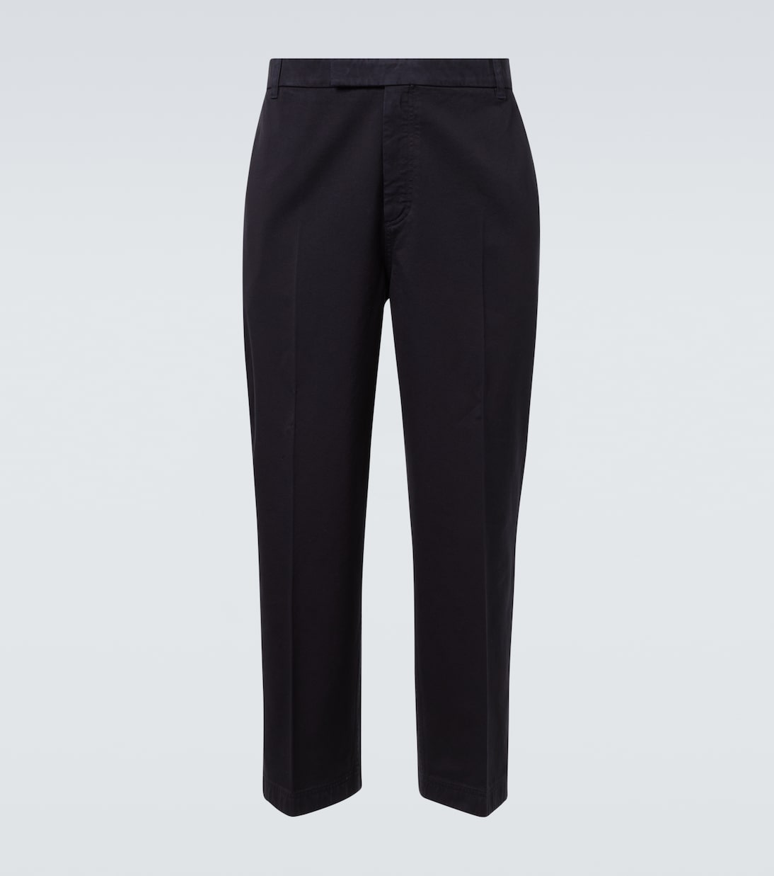 Cotton twill straight pants | Thom Browne