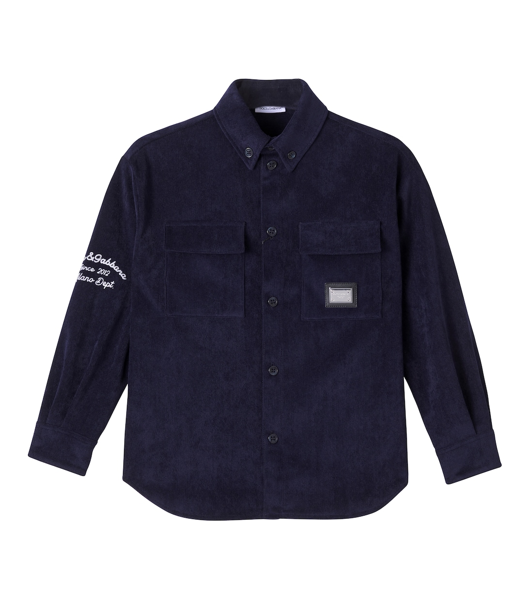Veste en velours côtelé à logo | Dolce&Gabbana Kids
