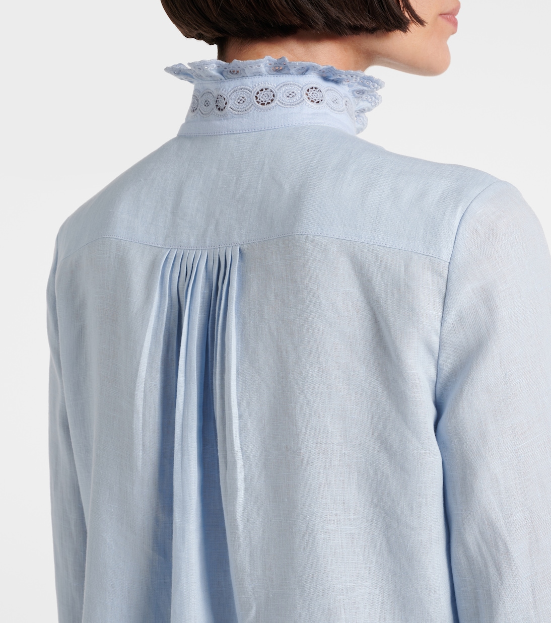 Broderie anglaise linen shirt | Valentino