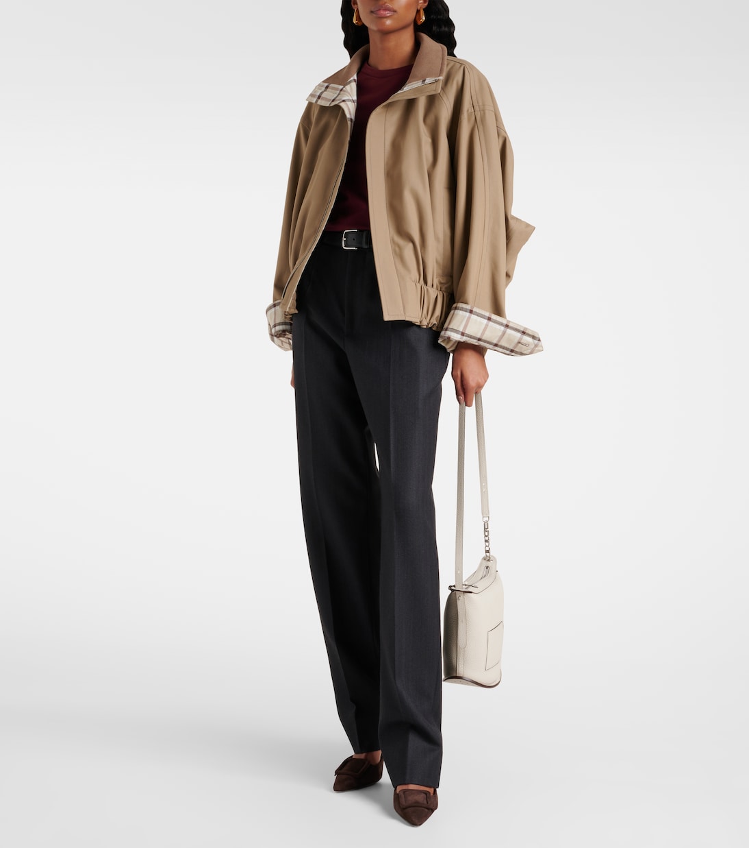 Pin Twist Small leather shoulder bag | Delvaux