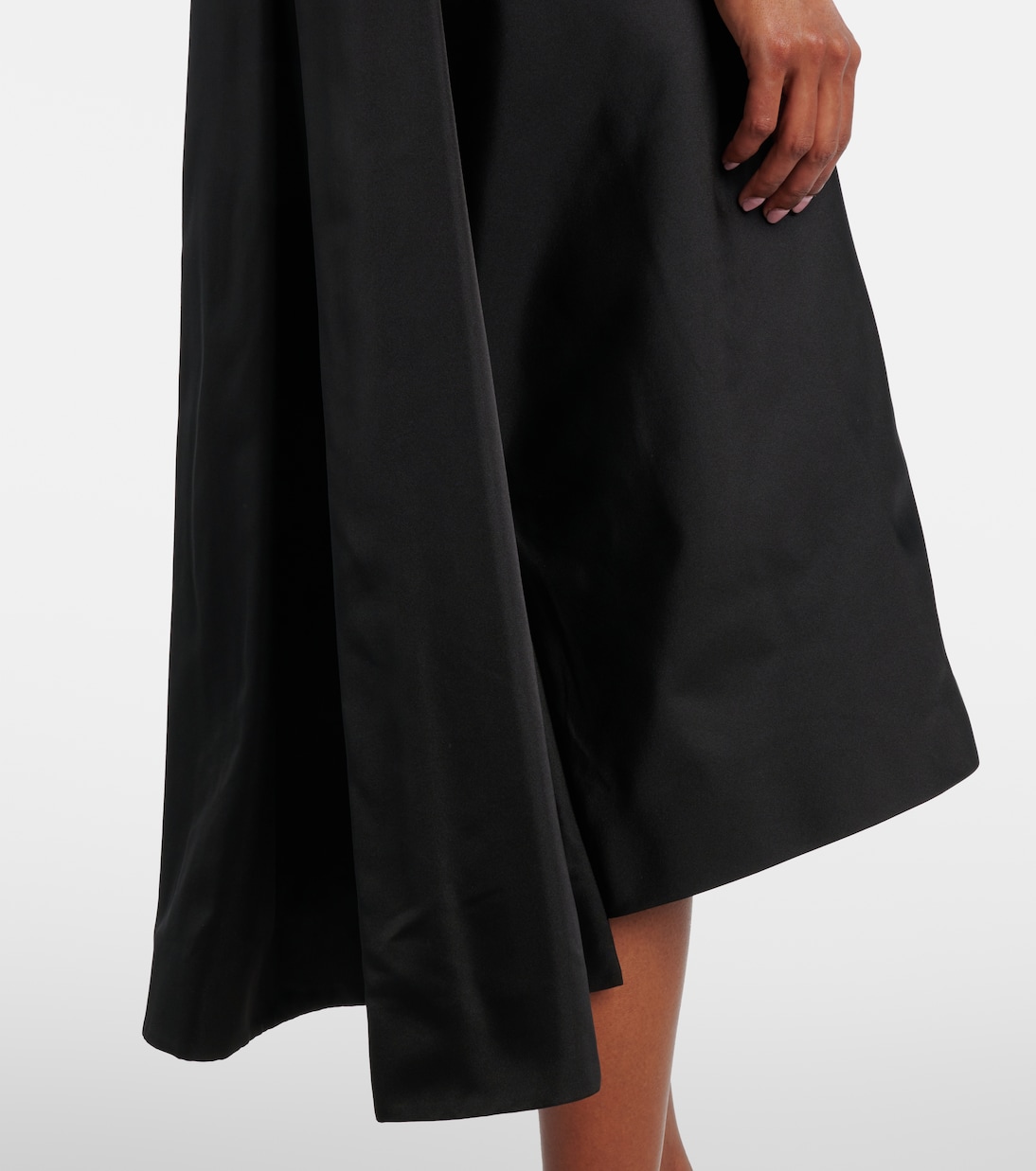Embellished satin midi dress | McQueen