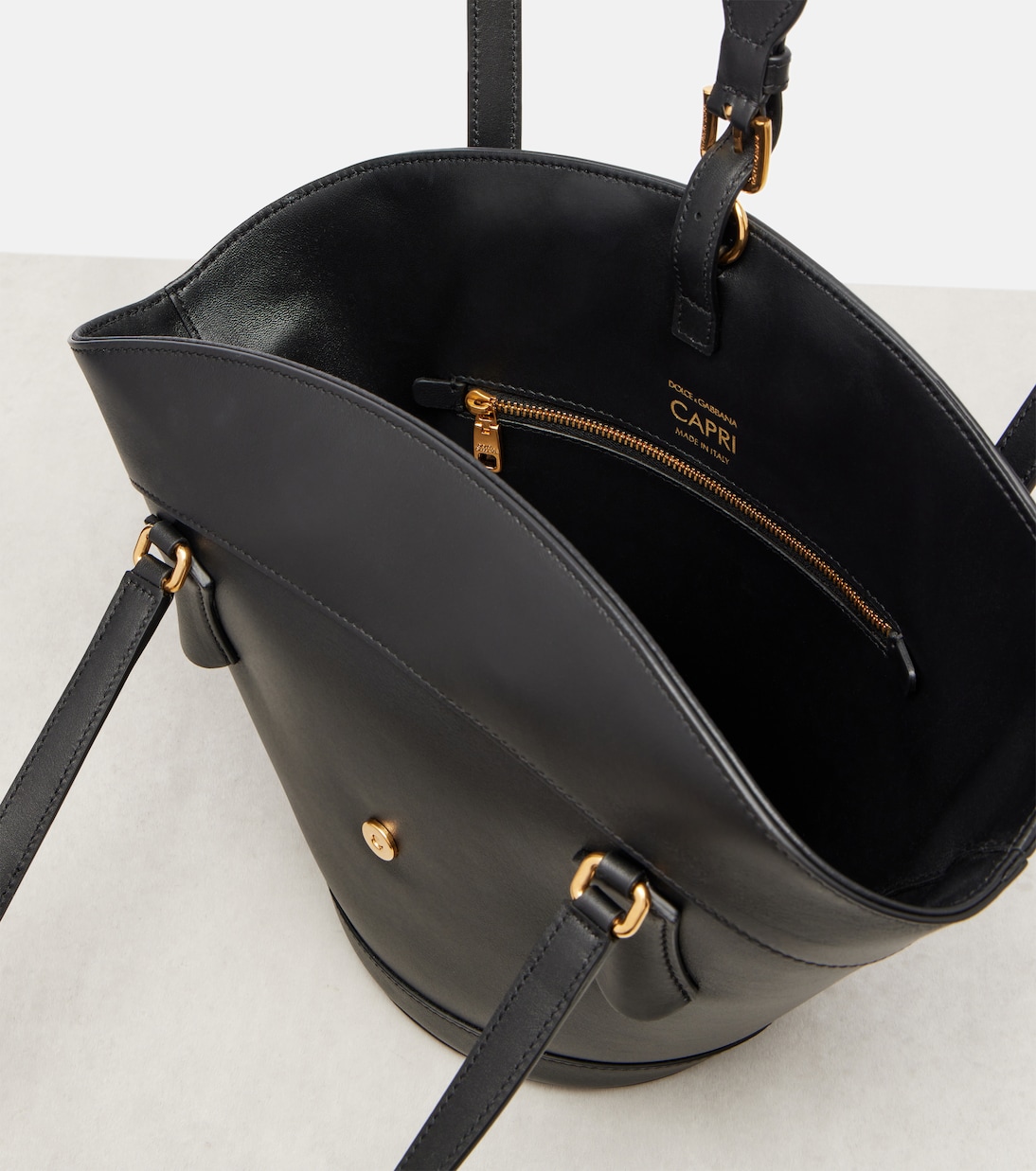 Capri Medium leather tote bag | Dolce&Gabbana