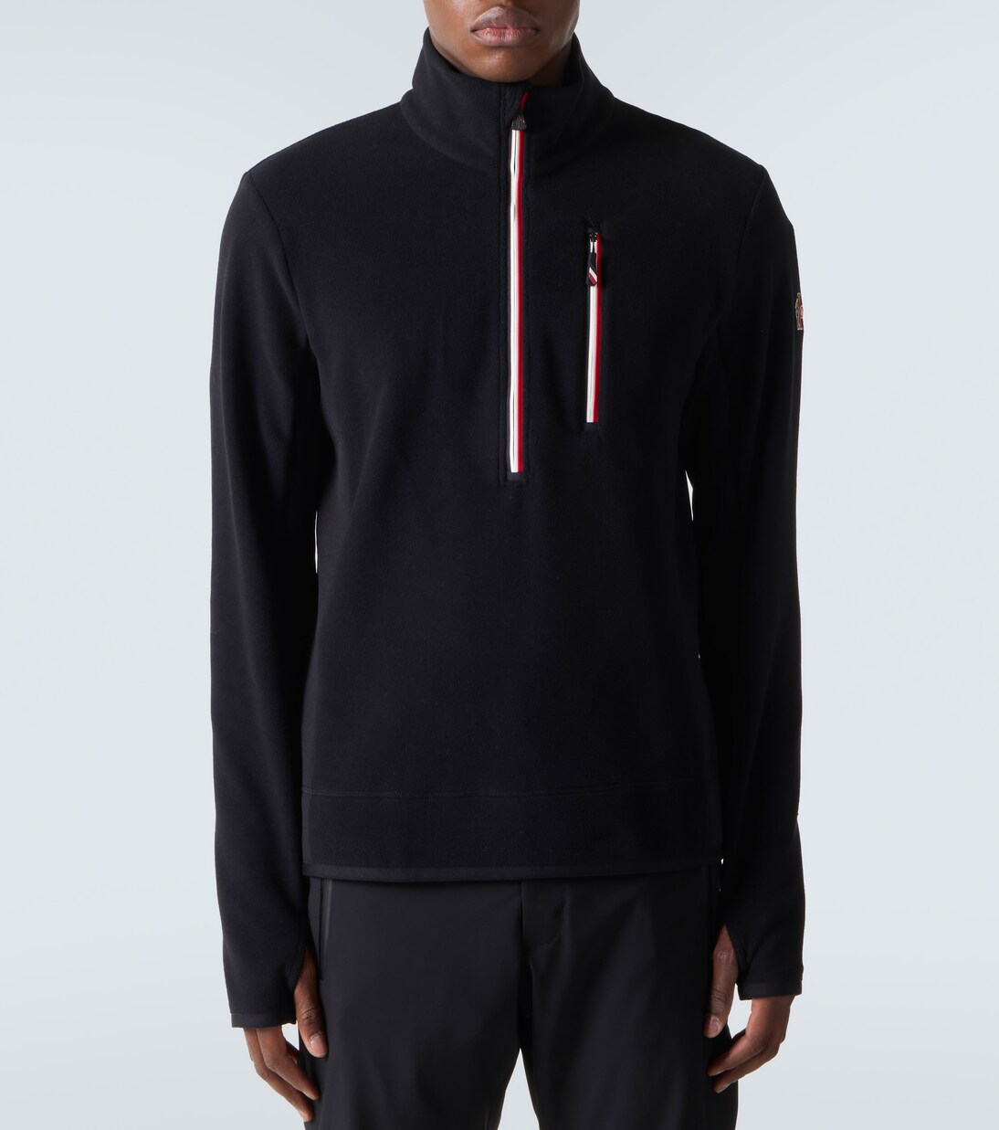 Technical fleece half-zip ski top | Moncler Grenoble