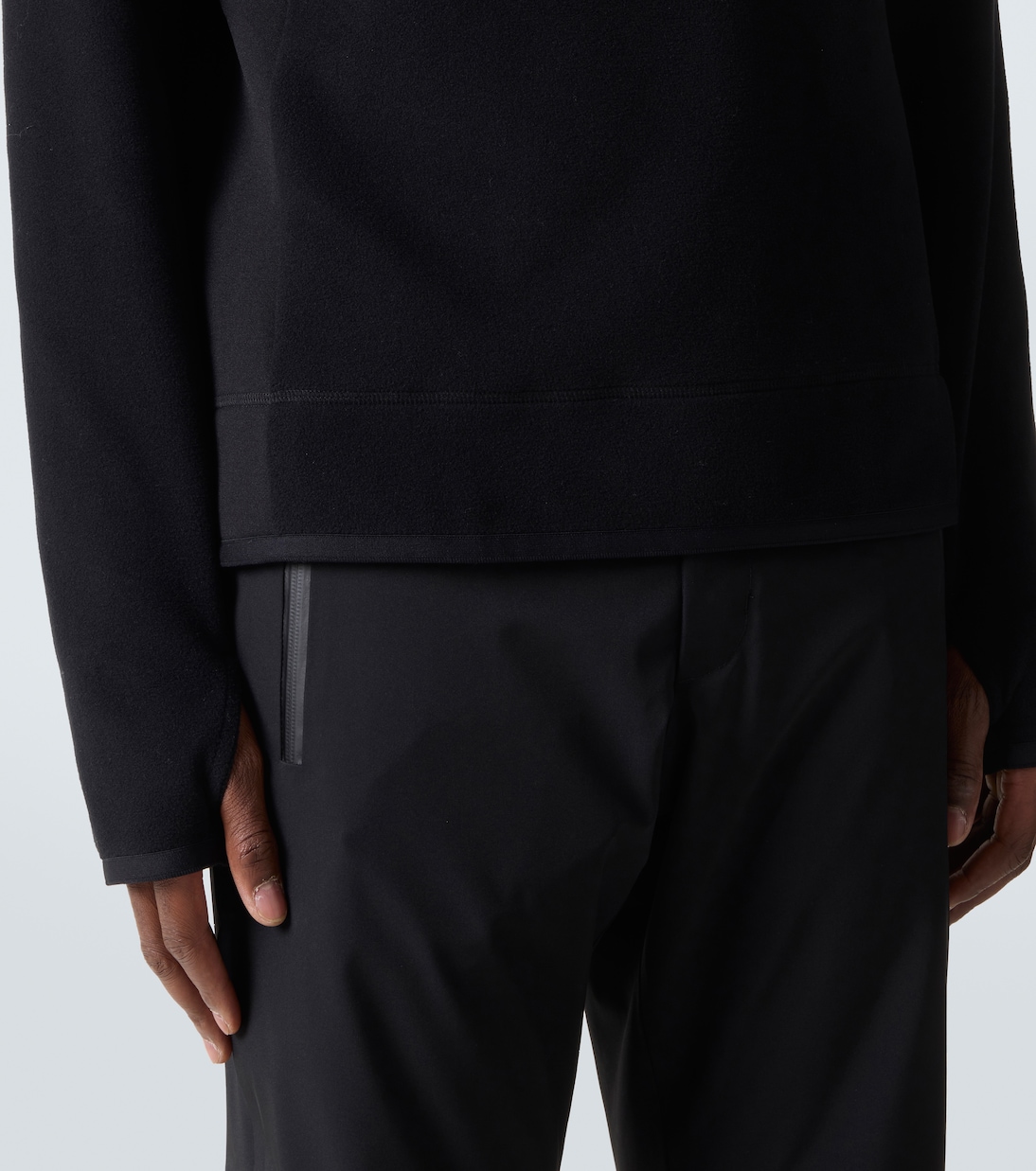 Technical fleece half-zip ski top | Moncler Grenoble