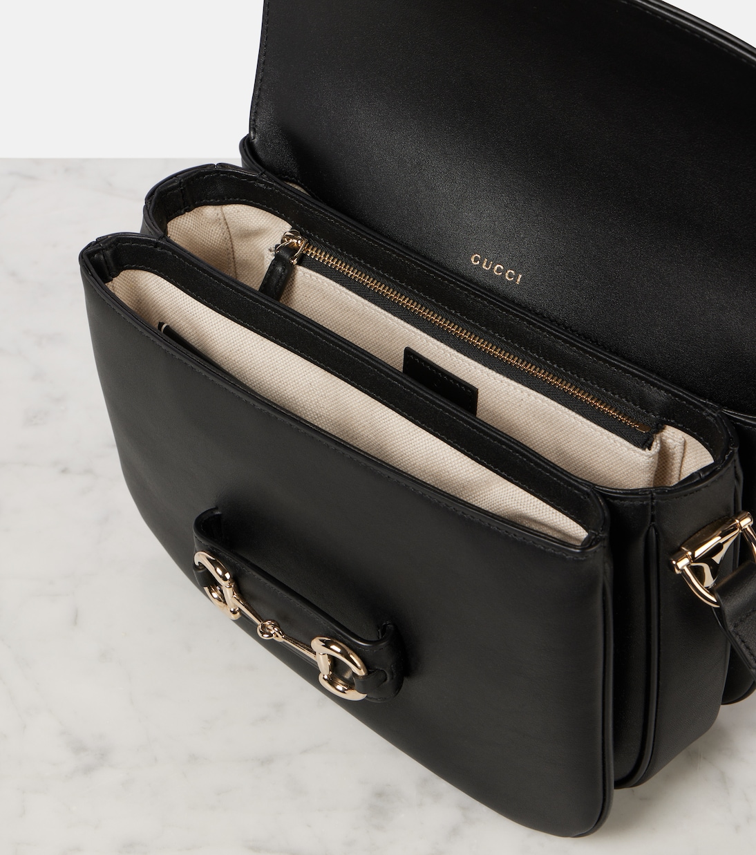 Schultertasche Gucci Horsebit aus Leder | Gucci