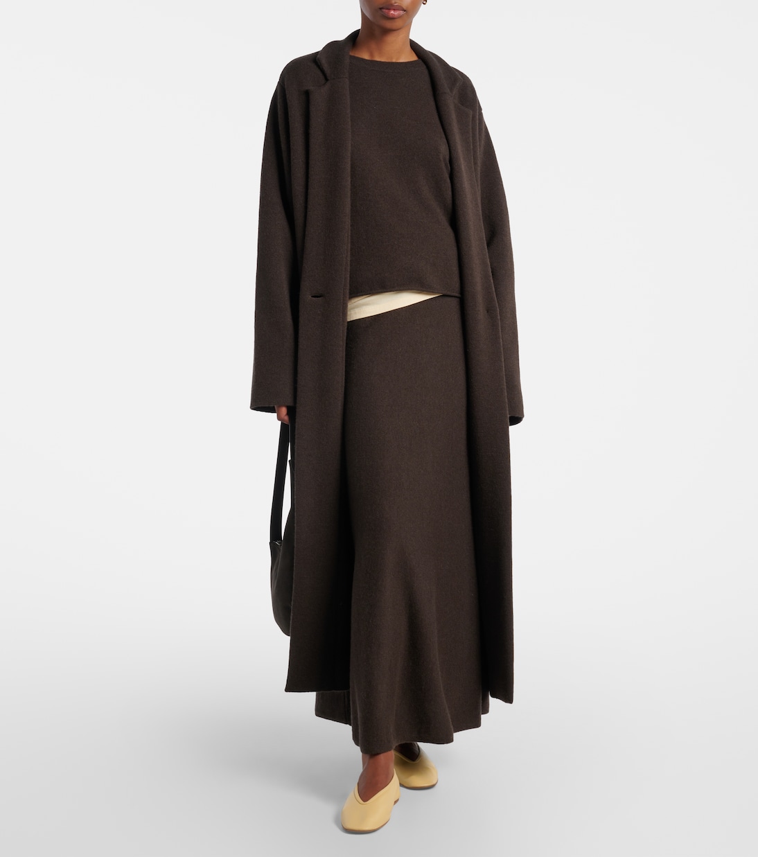 Torie knitted cashmere maxi skirt | Lisa Yang