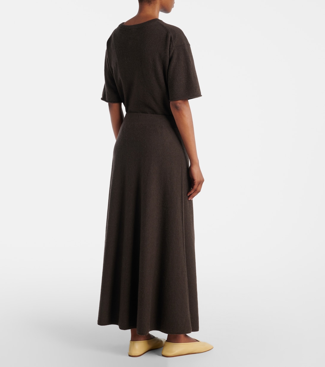 Torie knitted cashmere maxi skirt | Lisa Yang