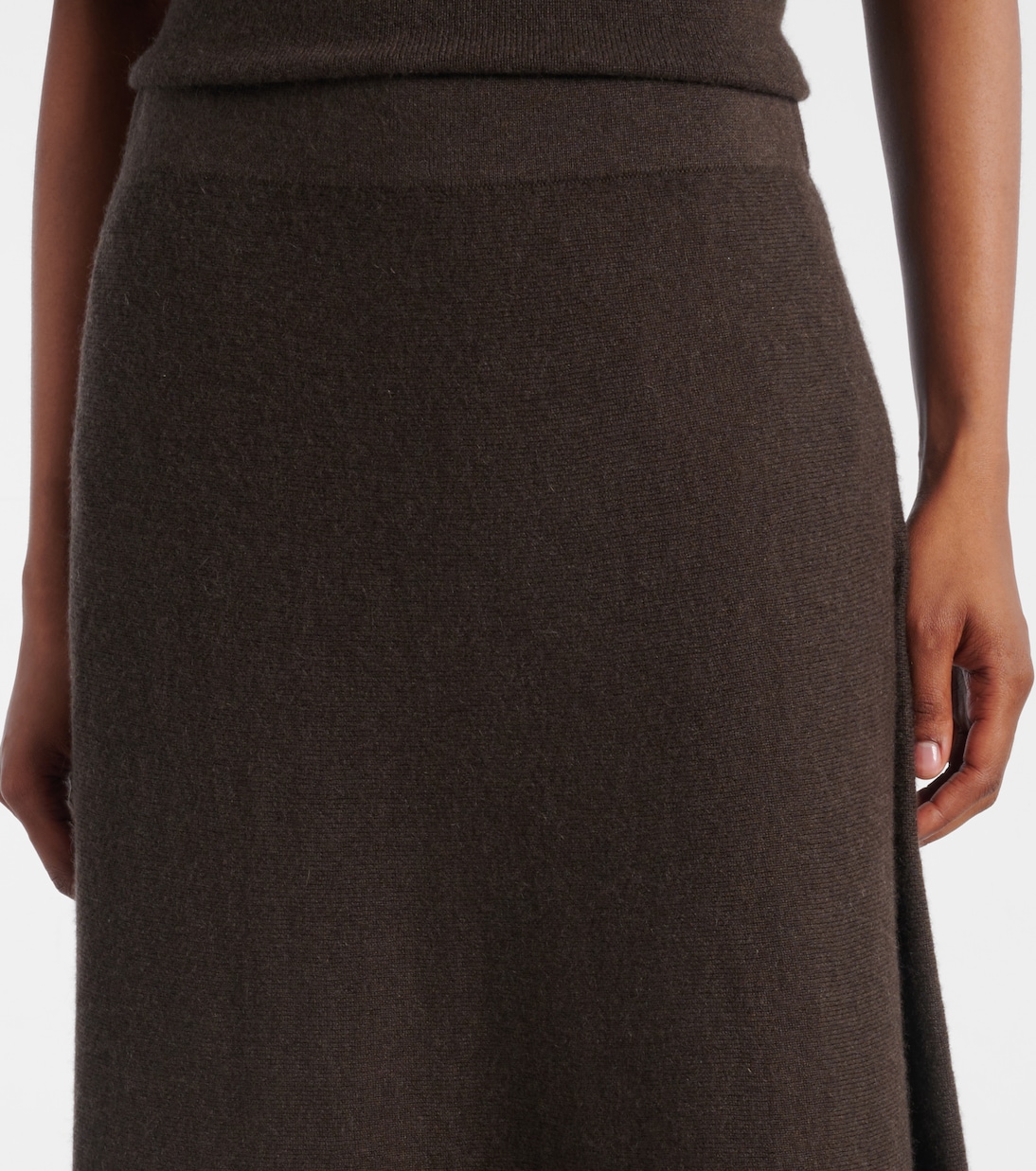 Torie knitted cashmere maxi skirt | Lisa Yang